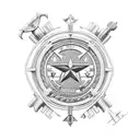 military family tattoo design idea