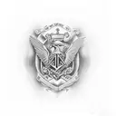 military family tattoo design idea