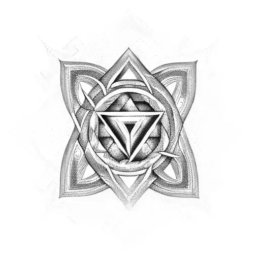 Valknut Symbol tattoo design idea