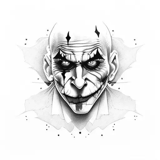 JOKER SMILING  tattoo design idea