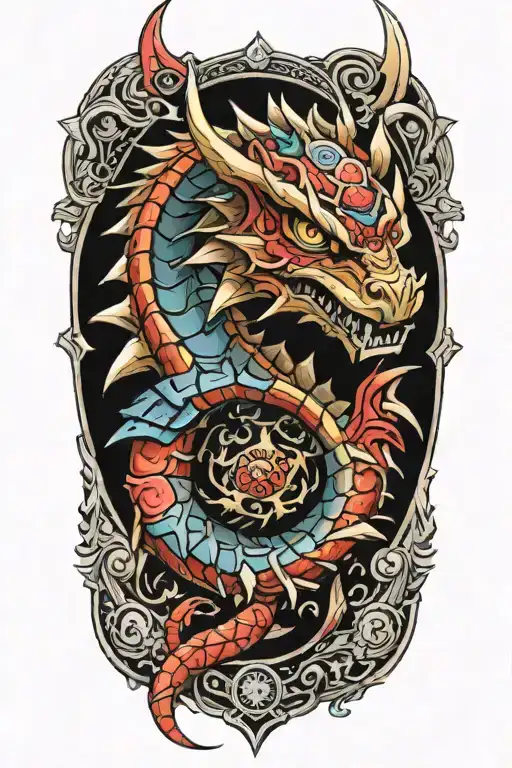 odoragon, monster hunter tattoo design idea