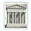 Parthenon greece  postage stamp tattoo  tattoo design idea