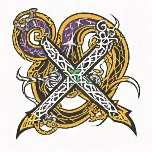 Combining Kobe Bryant's logo with the infinity sign and including his #8 and #24 jerseys within the loops  tattoo design idea