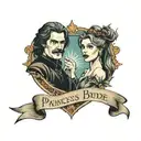 princess bride tattoo design idea