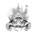 tortuga  tattoo design idea
