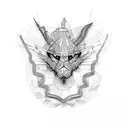 colombian map tattoo design idea