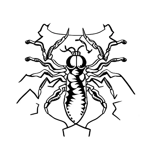 Scorpion tattoo design idea