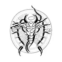 Scorpion tattoo design idea