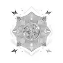 Number 23 tattoo design idea