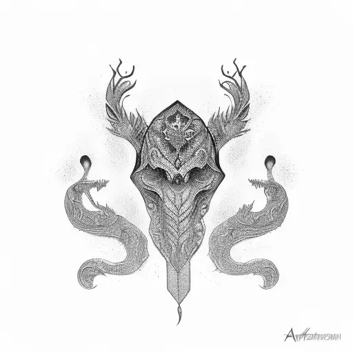 ali & nooshin tattoo design idea