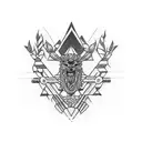 Moctezuma tattoo design idea
