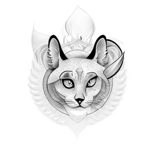 A symbolic tattoo representing the love for your family and Adelina in a black-grey style tattoo design idea