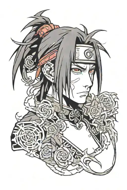 Itachi Uchiha tattoo design idea