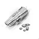 glock-18 tattoo design idea