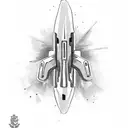 glock-18 tattoo design idea