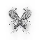 glock-18 tattoo design idea