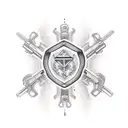 glock-18 tattoo design idea