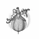 acorn tattoo design idea