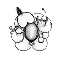 acorn tattoo design idea