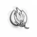 acorn tattoo design idea