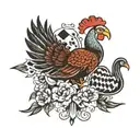 turkey and croatia tattoo tattoo design idea