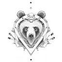 bear trap 1954 tattoo design idea