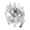 bear trap 1954 tattoo design idea