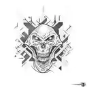 trap tattoo design idea