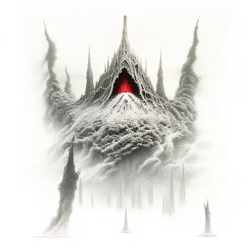 grief lord of the rings zdzislaw beksinski tattoo design idea