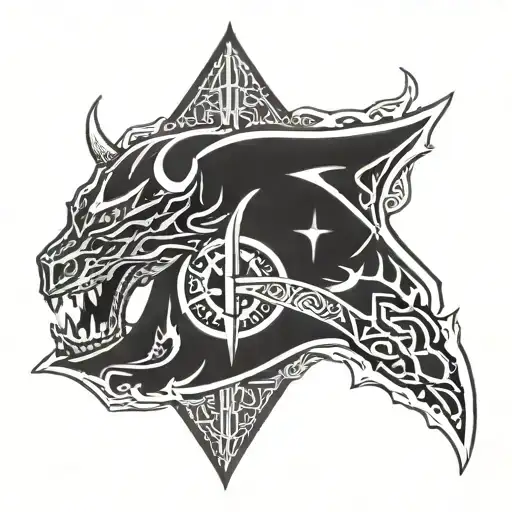 skyrim tattoo design idea