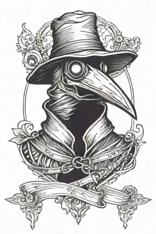 Plague Doctor tattoo design idea