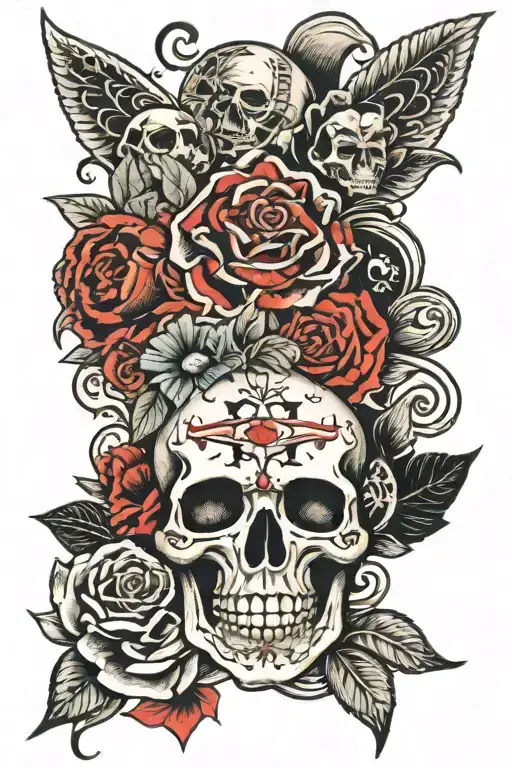 dissociative identity disorder tattoo design idea