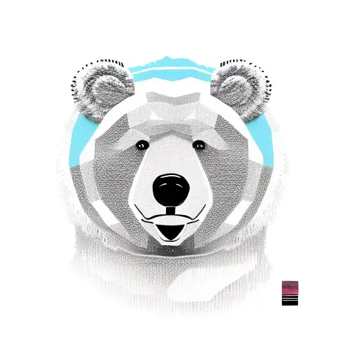 polo bear  tattoo design idea