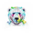 polo bear  tattoo design idea