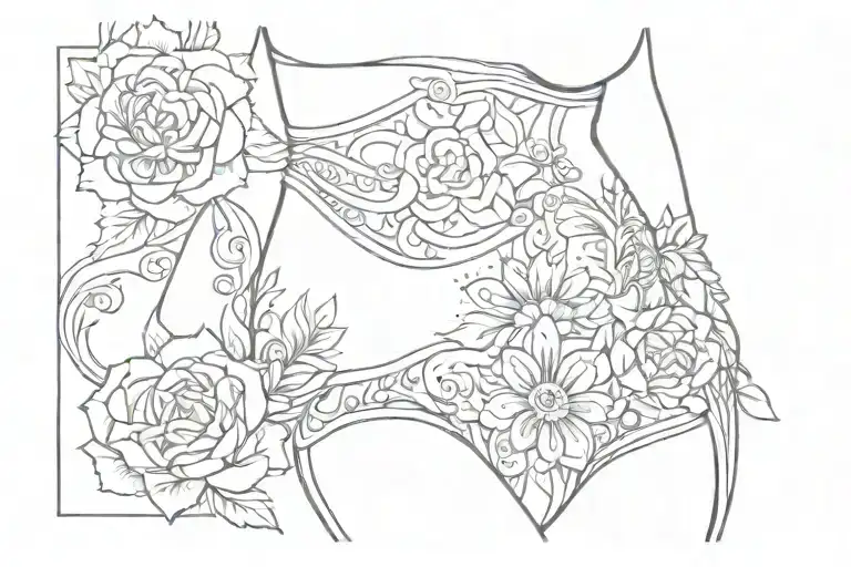 delicate tummy tuck tattoo design tattoo design idea