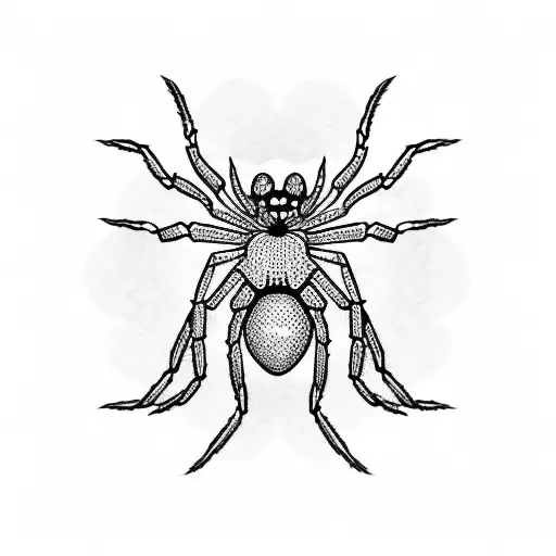 Spider tattoo design idea