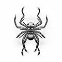 Spider tattoo design idea