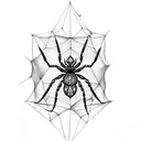 Spider tattoo design idea