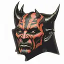 Darth maul tattoo design idea