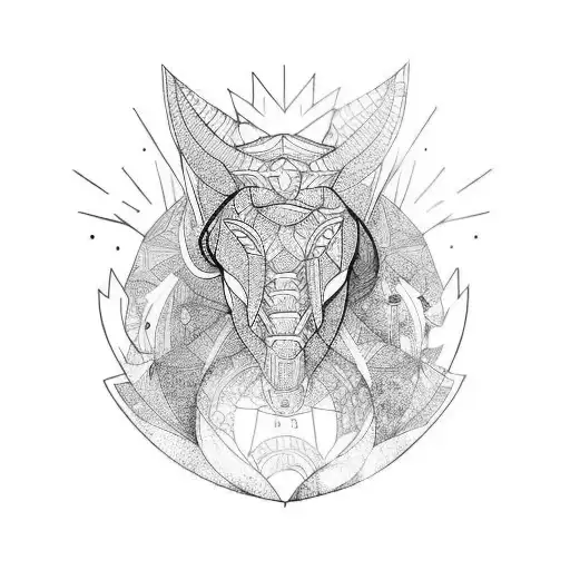 cocain tattoo design idea