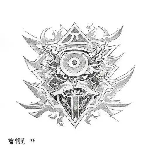 yu-gi-oh toon world tattoo design idea