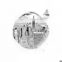 Derek JETER with New York City skyline tattoo design idea