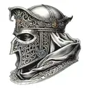 King Baldwin Iv With Mask only mask  tattoo design idea