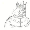 King Baldwin Iv With Mask To Show tattoo design idea