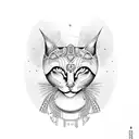 bastet sekhmet tattoo design idea