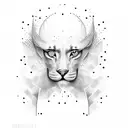 thumb print tattoo design idea