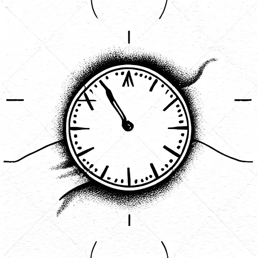 Rolex fire tattoo design idea