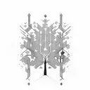 multiverse tree from loki tattoo design idea