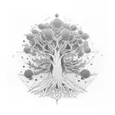 multiverse tree from loki tattoo design idea