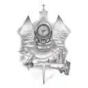 aviation, daughter, son, wife, Christianity tattoo design idea